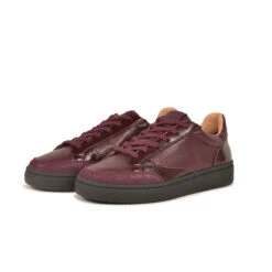 Pataugas BASALT/SV F4H BORDEAUX -Chaussures Belle Boutique 628220 BASKET FEMME BASALT SV F4H BORDEAUX 5