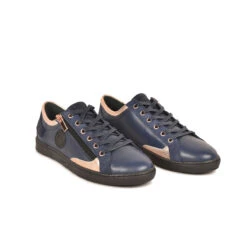 Pataugas JESTER/MIX F4H MARINE/ROSE -Chaussures Belle Boutique 628254 BASKET FEMME JESTER MIX F4H MARINE ROSE 4