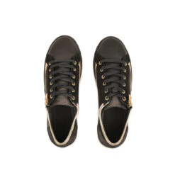 Pataugas JESTER/MIX F4H NOIR/DORÉ 16 Pataugas JESTER/MIX F4H NOIR/DORÉ -Chaussures Belle Boutique 628254 BASKET FEMME JESTER MIX F4H NOIR DORE 6