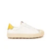 Pataugas ARAN/MIX F2H BLANC/JAUNE 2 Pataugas ARAN/MIX F2H BLANC/JAUNE -Chaussures Belle Boutique BASKET FEMME ARAN MIX F2H BLANC JAUNE 1
