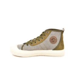 Pataugas ETCHE M/MIXTC F4I KAKI -Chaussures Belle Boutique BASKET FEMME ETCHE M MIXTC F4I KAKI 628485 554 3