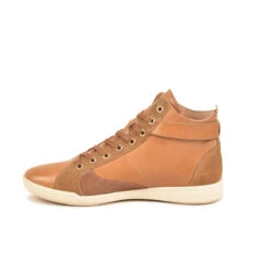 Pataugas PALME/MIX F4H CAMEL -Chaussures Belle Boutique BASKET FEMME PALME L MIX F2I TAUPE 628403 154 3