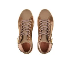 Pataugas PALME/MIX F4H TAUPE -Chaussures Belle Boutique BASKET FEMME PALME MIX F4H TAUPE 628270 154 6