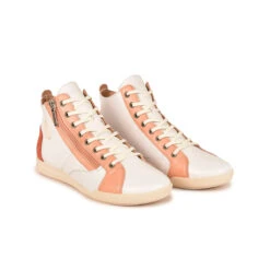 Pataugas PALME/PER F2I ABRICOT -Chaussures Belle Boutique BASKET FEMME PALME PER F2I ABRICOT 628402 252 4