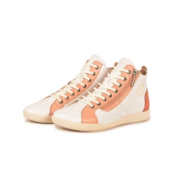 Pataugas PALME/PER F2I ABRICOT -Chaussures Belle Boutique BASKET FEMME PALME PER F2I ABRICOT 628402 252 5