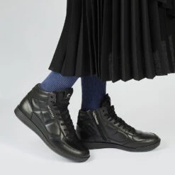 Chaussures Belle Boutique -Chaussures Belle Boutique BASKET FEMME PALOZA M F4I NOIR 628560850