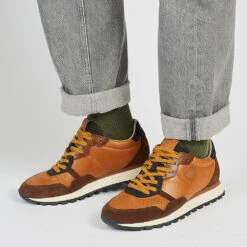 Chaussures Belle Boutique -Chaussures Belle Boutique BASKET HOMME ASTATE P H4I OCRE 628470251