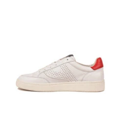 Pataugas BASALTE/N H2H BLANC/ROUGE -Chaussures Belle Boutique BASKET HOMME BASALT N F2H BLANC ROUGE 3