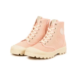 Pataugas AUTHENTIQUE M/ZIPTI F2I ROSE -Chaussures Belle Boutique BOOTS FEMME OG MID ZIP ROSE PALE 628347 300 5