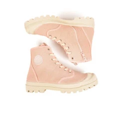 Pataugas AUTHENTIQUE M/ZIPTI F2I ROSE -Chaussures Belle Boutique BOOTS FEMME OG MID ZIP ROSE PALE 628347 300 6