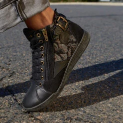 Pataugas PALME/VI F4H NOIR -Chaussures Belle Boutique F Palme WT F4H Noir