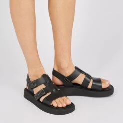 Pataugas ATARI/N F2I NOIR 12 Pataugas ATARI/N F2I NOIR -Chaussures Belle Boutique SANDALE FEMME ATARI N F2I NOIR 628447 850 Porte dbe42562 dc24 4319 b49a 6d0c440c7566